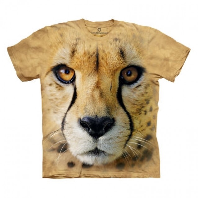  Big Face Cheetah  Animal T Shirt The Mountain OL