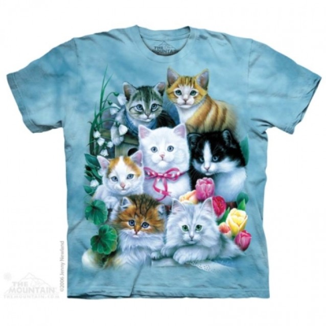 Дамска тениска с котки -  T Shirt by the Mountain