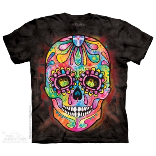 Day Of The Dead - Skull T Shirt The Mountain