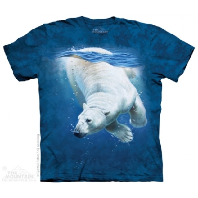 Polar Bear Dive - T Shirt by the Mountain
