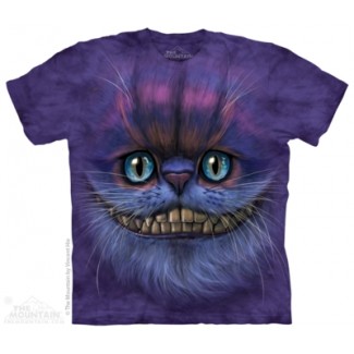 Big Face Cheshire Cat - Fantasy T Shirt The Mountain