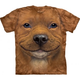 Pit Bull Smile Face - Dog T Shirt The Mountain