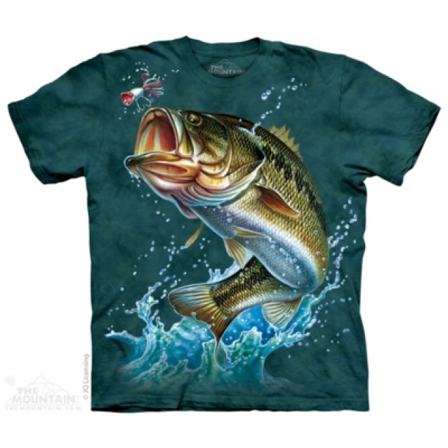 Bass Fish - T Shirt The Mountain