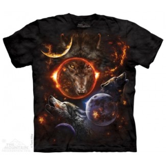 Cosmic Wolves- T Shirt The Mountain