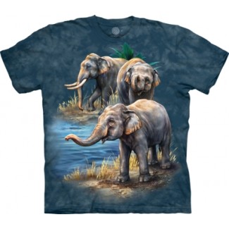 Asian Elephants Animal  - Animal T Shirt The Mountain