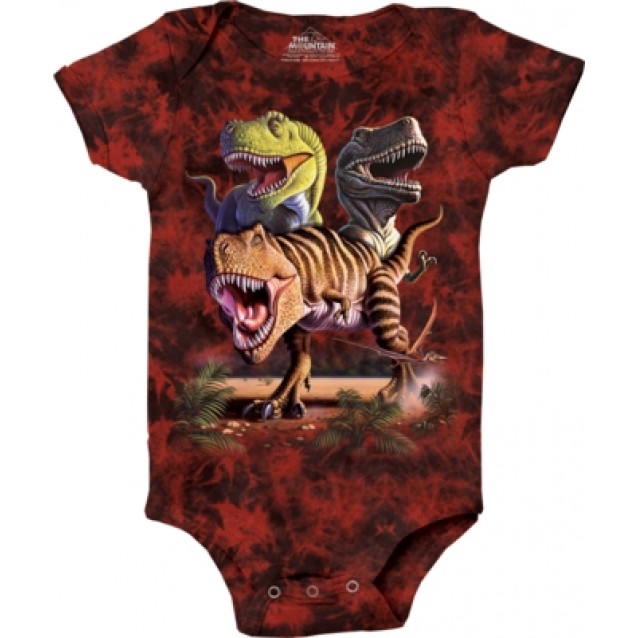 Бебешко и детско боди с динозавър The Mountain Unisex for babies