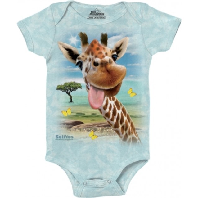Бебешко и детско боди с жираф The Mountain
