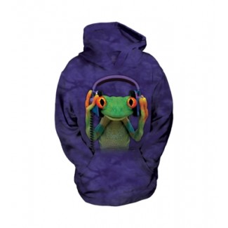 DJ Peace Frog - child Nature Hoodie The Mountain