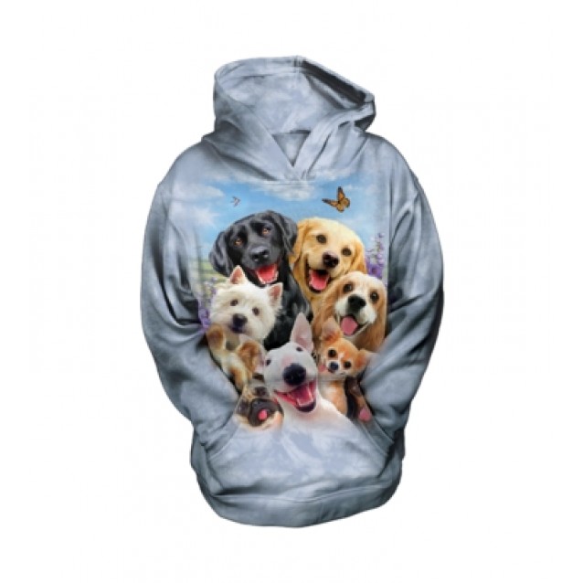 Dogs Selfie  - child Nature Hoodie The Mountain