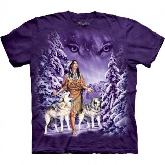 Дамска тениска с индианка The Mountain