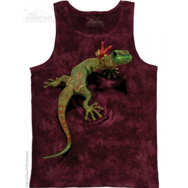 Peace Out Gecko - Tank Top The Mountain Peace Out Gecko - Tank Top The Mountain