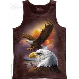 Eagle And Clouds - Tank Top The Mountain