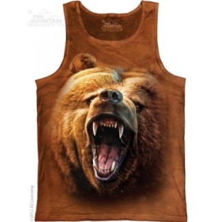 Grizzly Growl - Tank Top The Mountain
