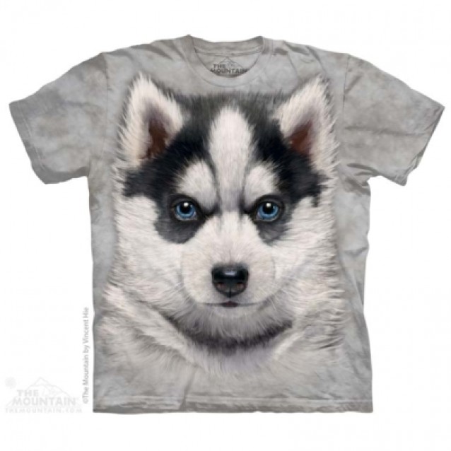 Siberian Husky Puppy - Dog T Shirt The Mountain
