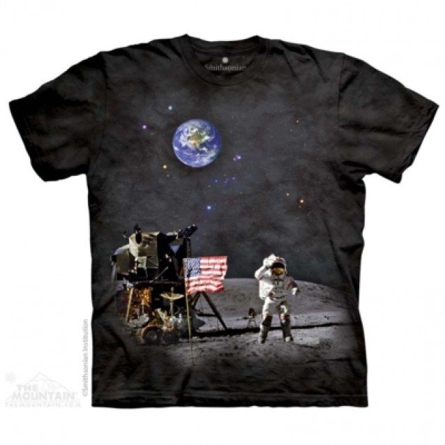 Moon Landing - Landscape T Shirt The Mountain