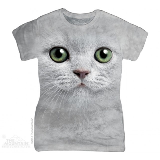 Green Eyes Face - Ladies T Shirt The Mountain