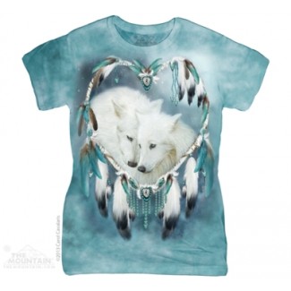 Wolf Heart - Ladies T Shirt The Mountain