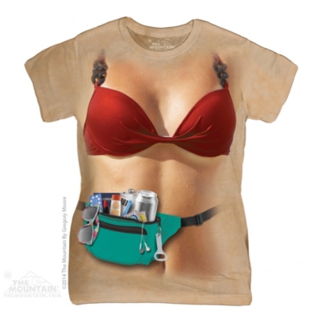 Babe Summer Survival Kit - Ladies T Shirt The Mountain Babe Summer Survival Kit - Ladies T Shirt The Mountain