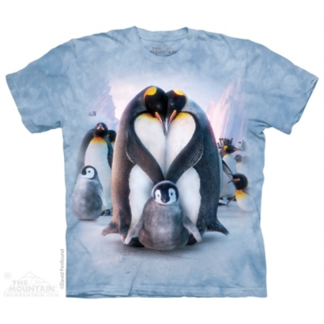 Penguin Heart - Aquatic T Shirt The Mountain Penguin Heart - Aquatic T Shirt The Mountain