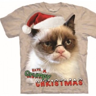 Holiday Grumpy Cat with text Shirt Mountain OL