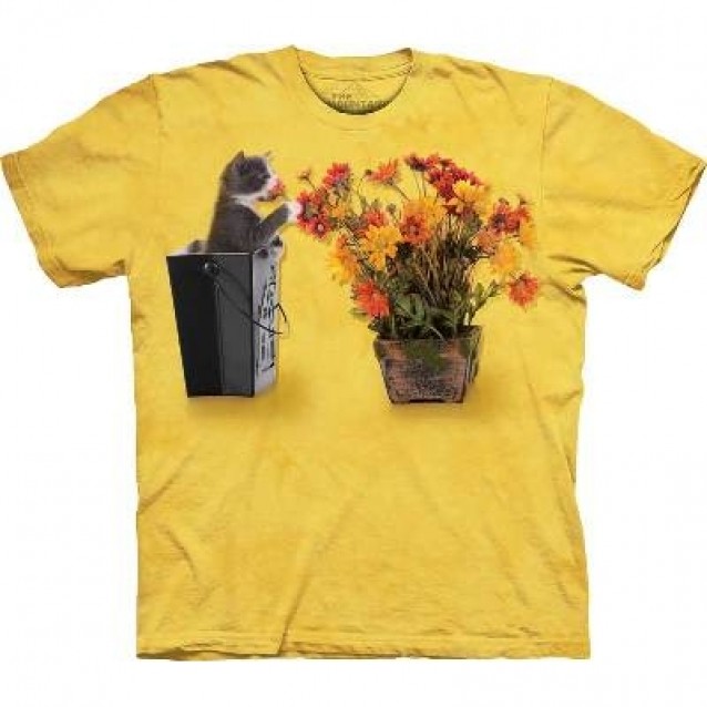 Flower Kitten - Pets T Shirt by the Mountain