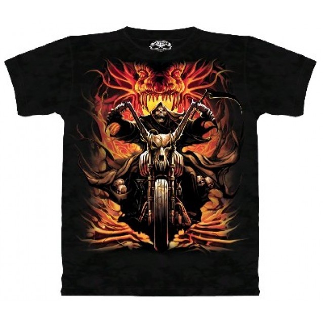 Grim Rider - Fantasy T Shirt by the Mountain