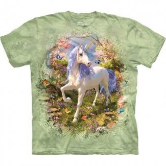 Unicorn Forest - Fantasy T Shirt by the Mountain