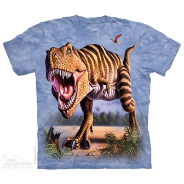 Striped Rex - T Shirt by the Mountain Striped Rex - T Shirt by the Mountain