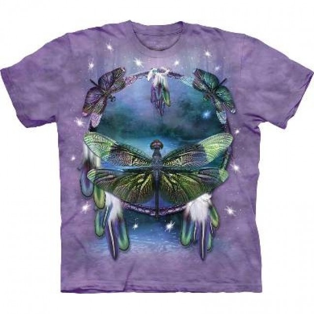 Dragonfly Dreamcatcher - Insect T Shirt by the Mountain