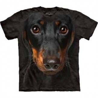 Дамска тениска с куче Доберман 