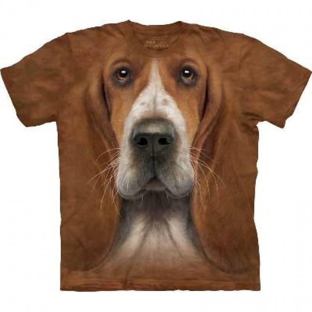 Дамска тениска с куче Басет